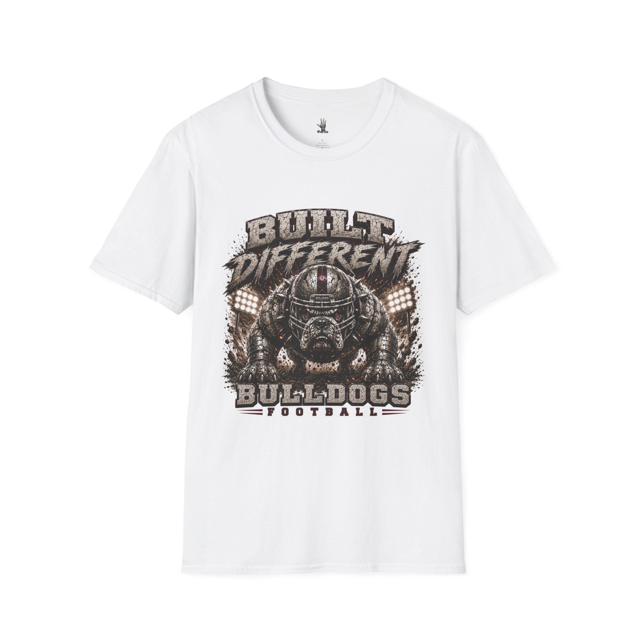 Built Different Bulldogs Football T-Shirt