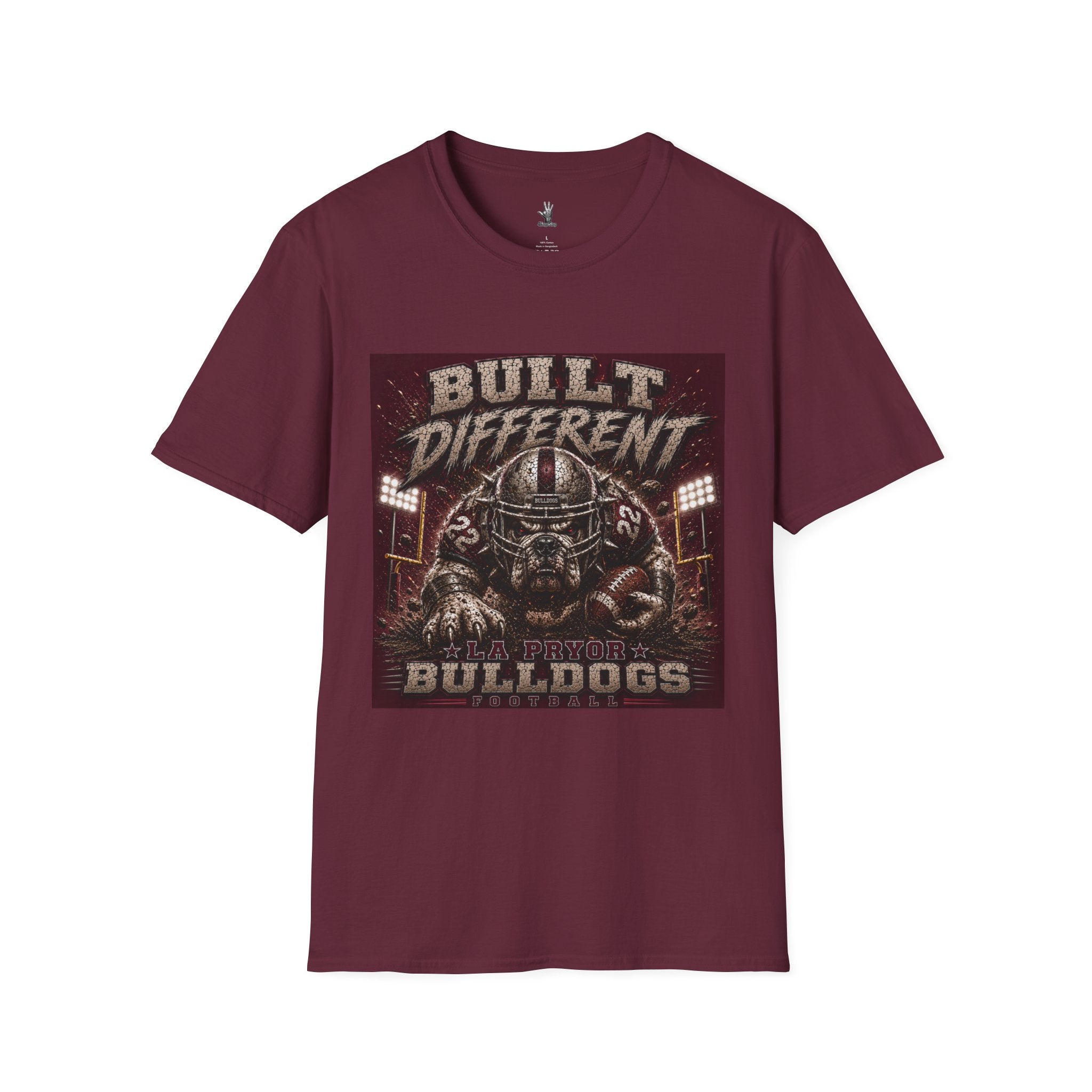 Built Different Bulldogs Football T-Shirt