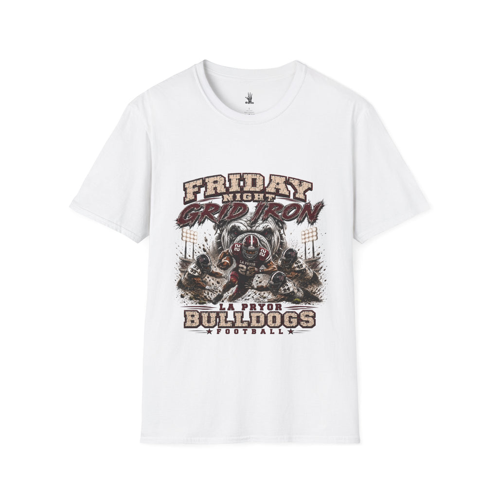 Friday Night Grid Iron - La Pryor Bulldogs Graphic Tee