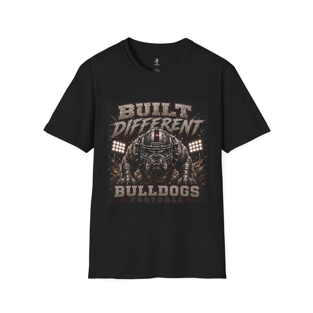 Built Different Bulldogs Football T-Shirt