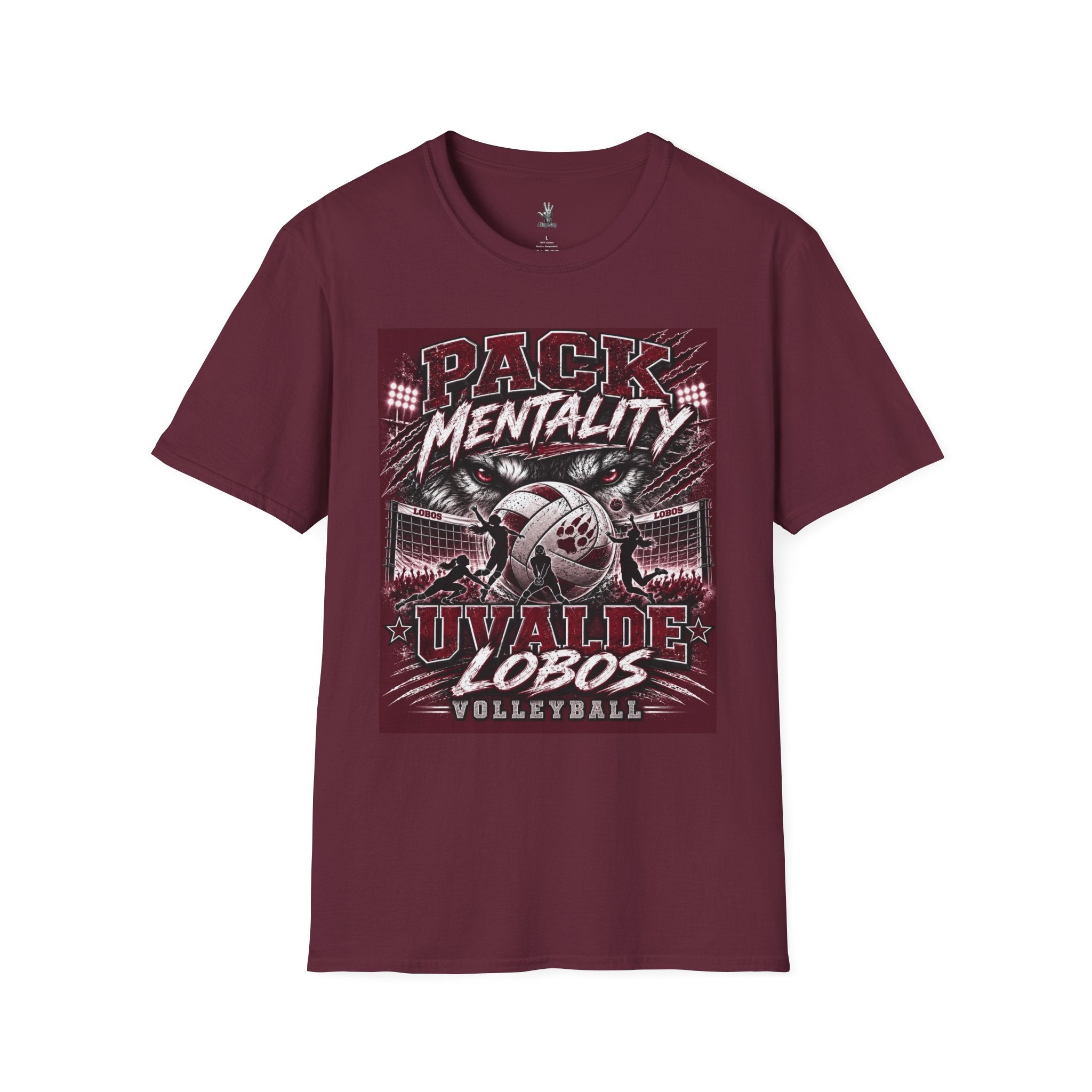 Lobos Pack Mentality T-Shirt – Lobos Wolves Team Spirit Graphic Tee