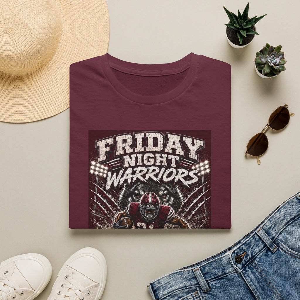 Friday Night Warriors Football T-Shirt — 'Coyotes' Team Spirit Tee