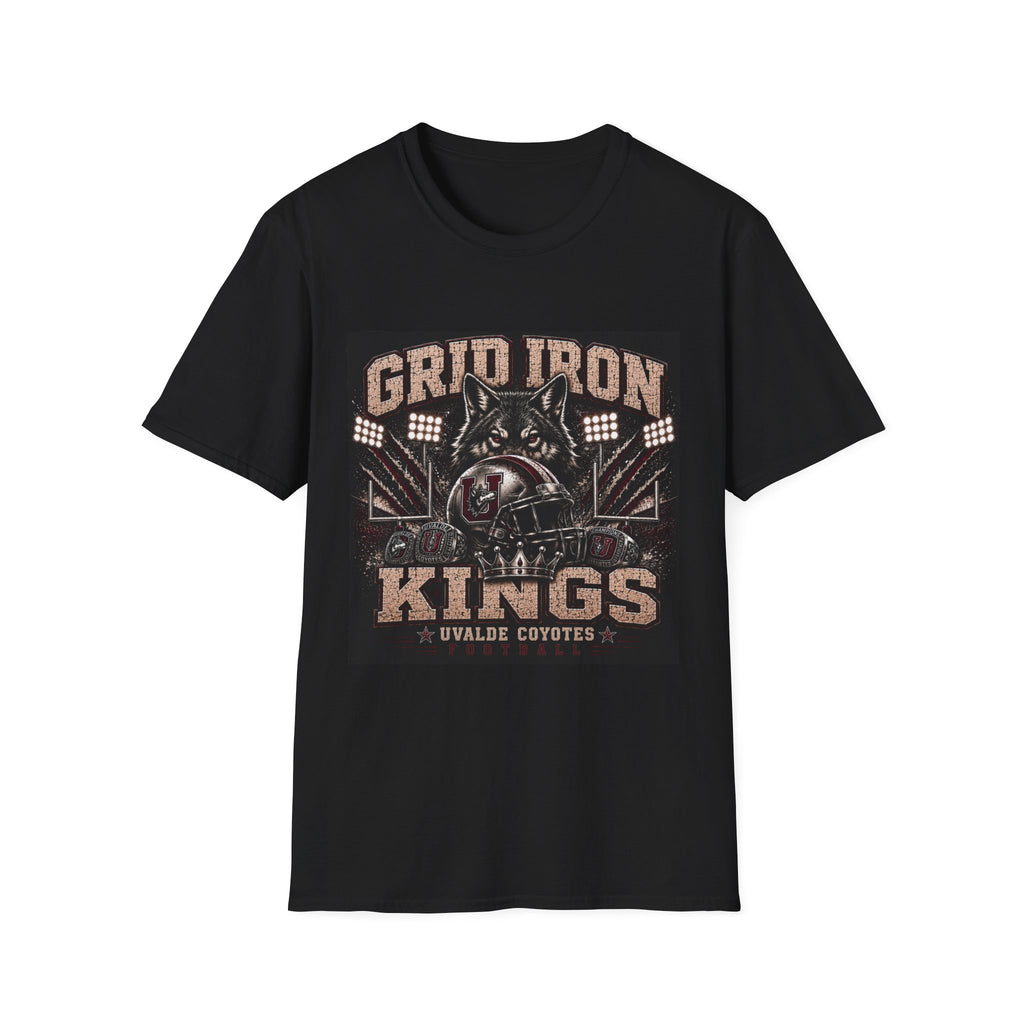 Gridiron Kings T-Shirt — Wild Coyote Football Graphic Tee