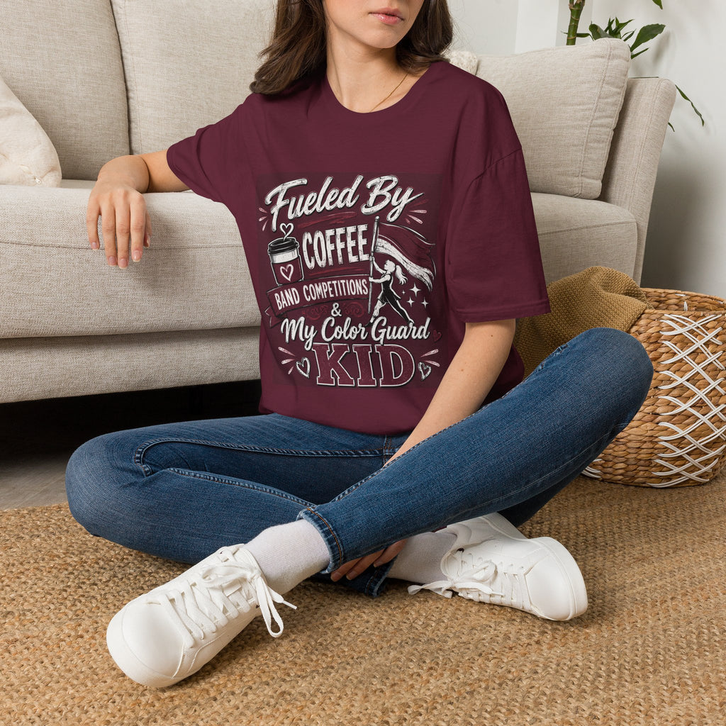 Fueled by... T-Shirt – Uvalde High School Color Guard Mom/Dad Tee
