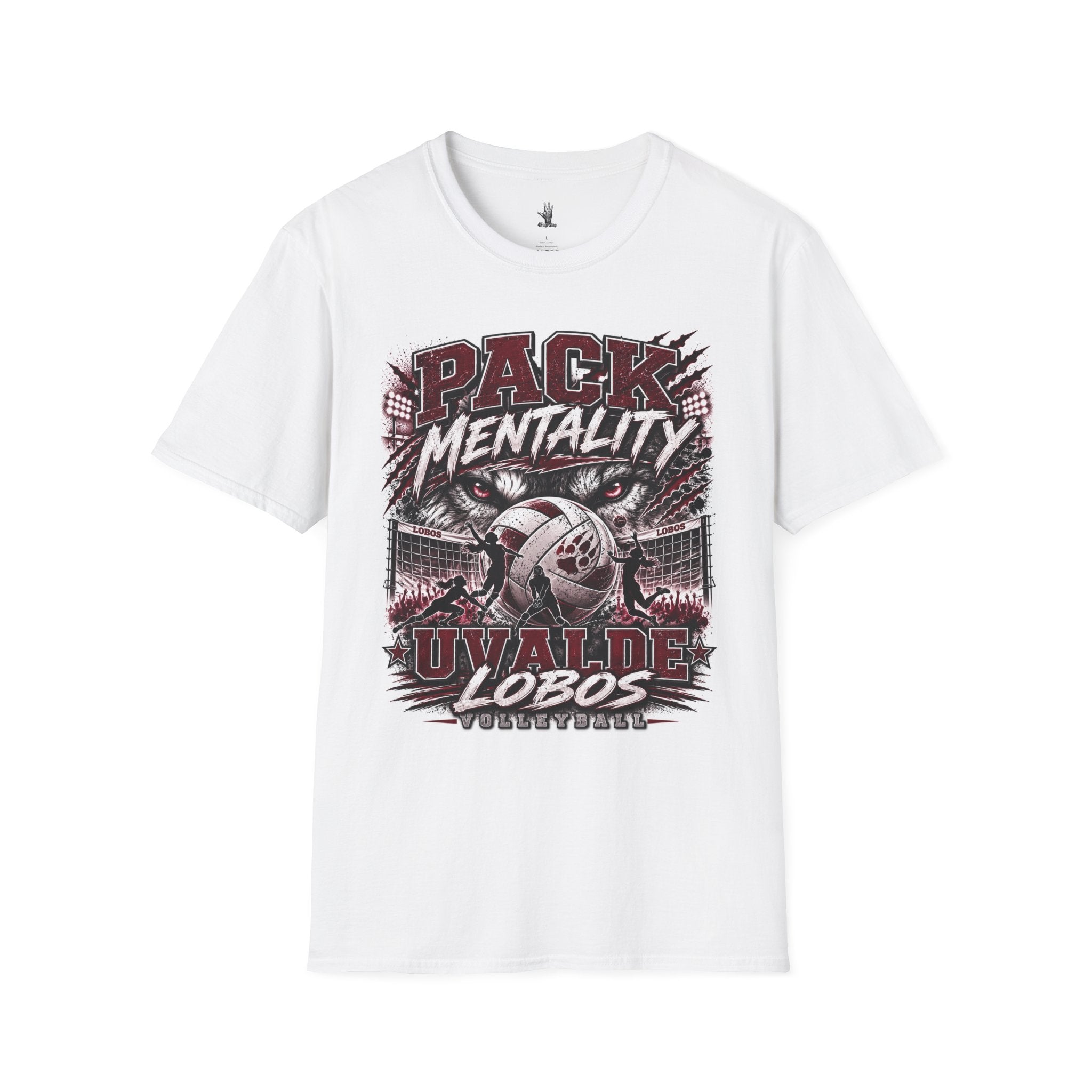Lobos Pack Mentality T-Shirt – Lobos Wolves Team Spirit Graphic Tee