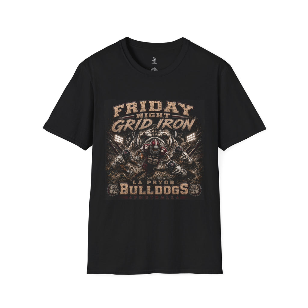 Friday Night Grid Iron - La Pryor Bulldogs Graphic Tee