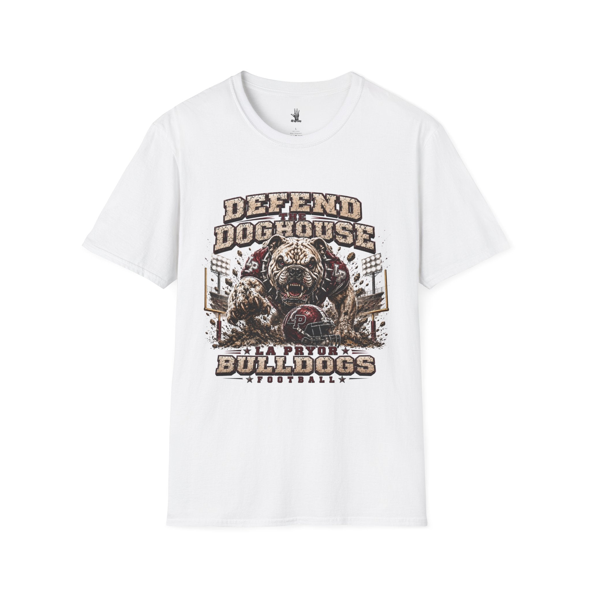 Defend Doghouse Bulldogs T-Shirt — Vintage Fierce Bulldog Graphic Tee