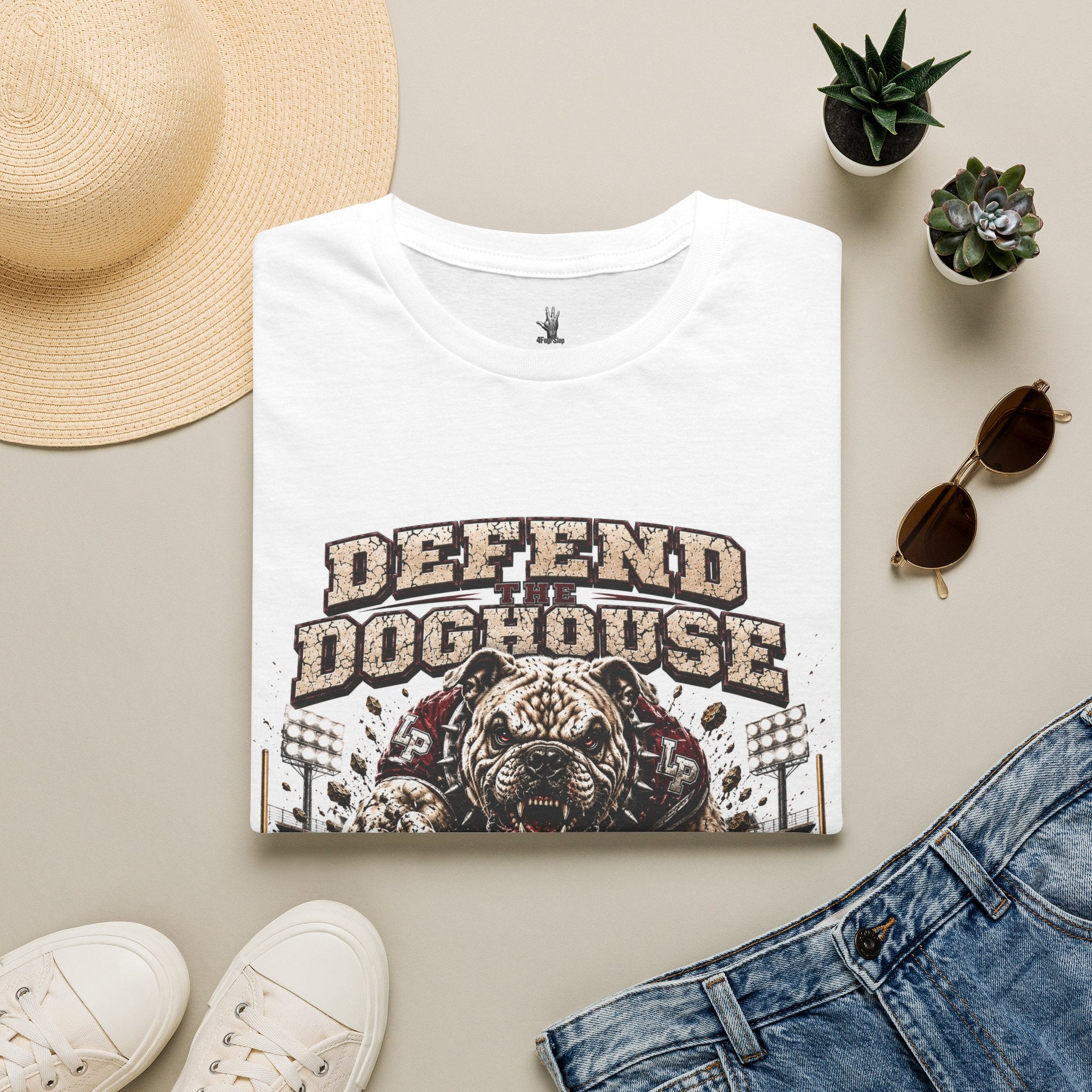Defend Doghouse Bulldogs T-Shirt — Vintage Fierce Bulldog Graphic Tee