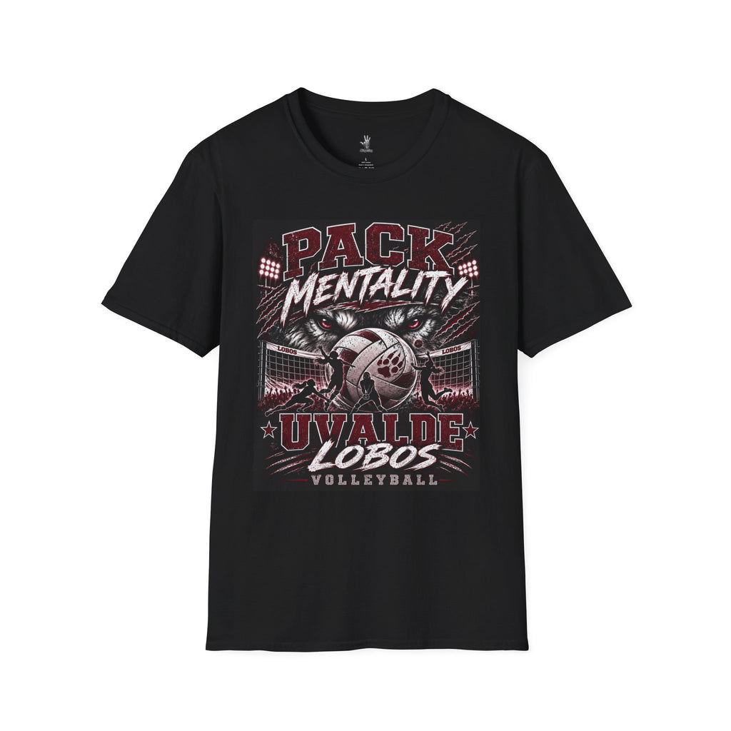 Lobos Pack Mentality T-Shirt – Lobos Wolves Team Spirit Graphic Tee