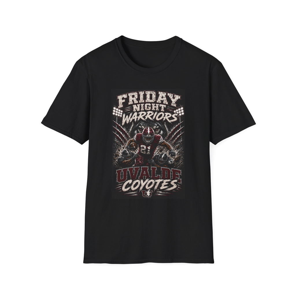 Friday Night Warriors Football T-Shirt — 'Coyotes' Team Spirit Tee