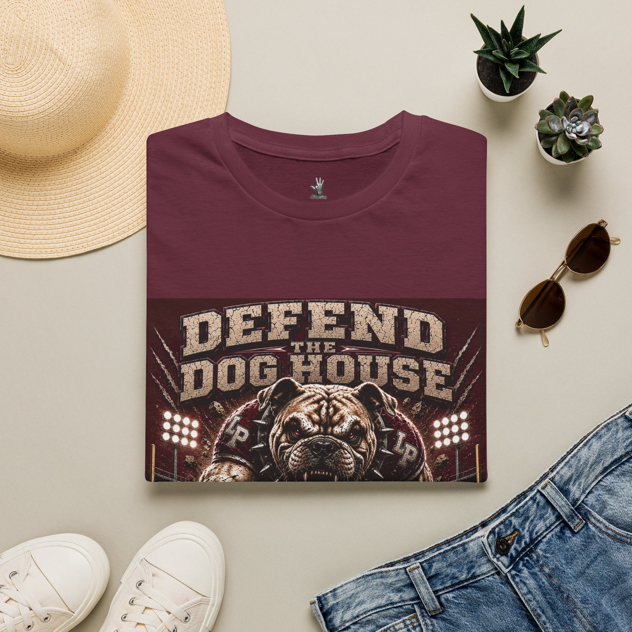 Defend Doghouse Bulldogs T-Shirt — Vintage Fierce Bulldog Graphic Tee
