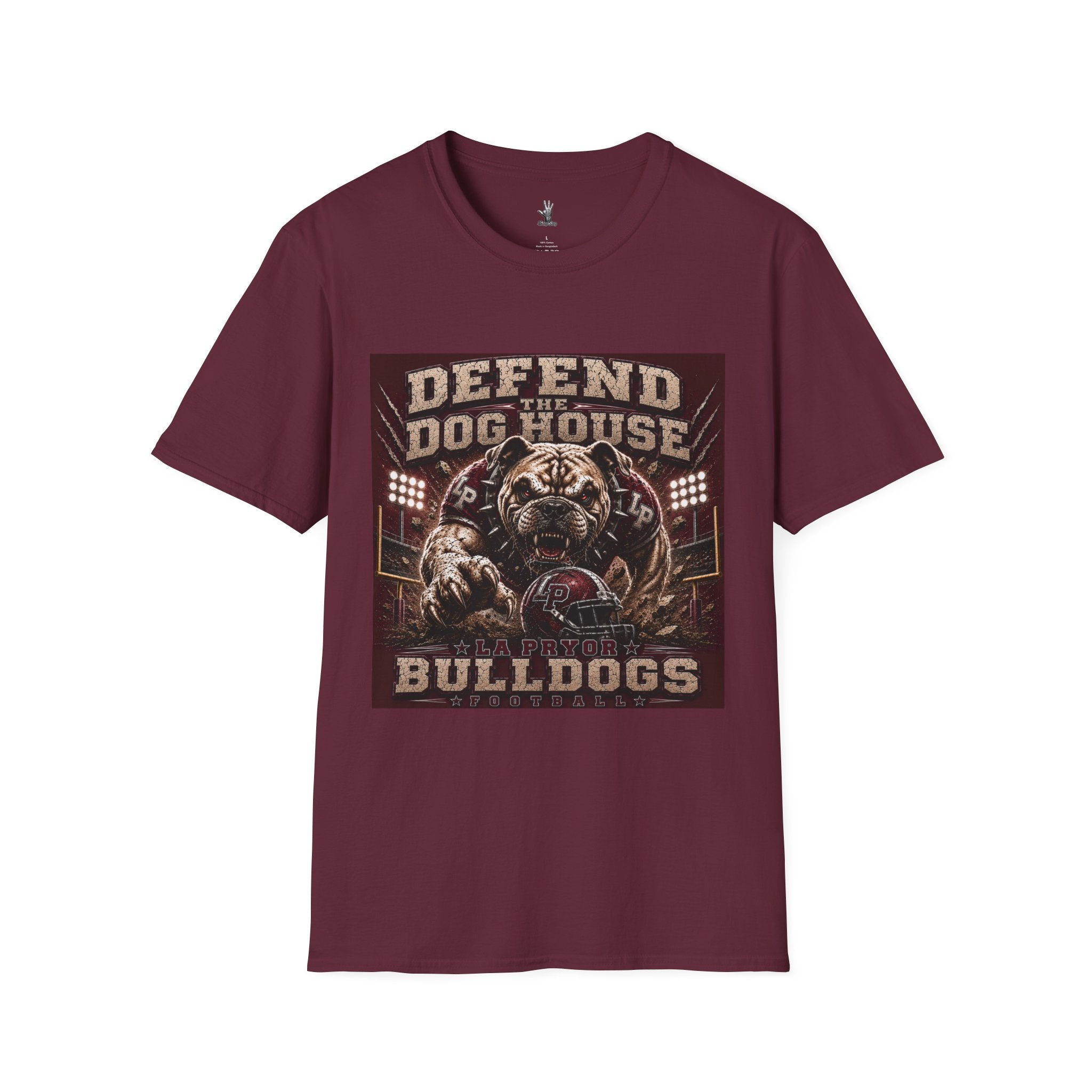 Defend Doghouse Bulldogs T-Shirt — Vintage Fierce Bulldog Graphic Tee